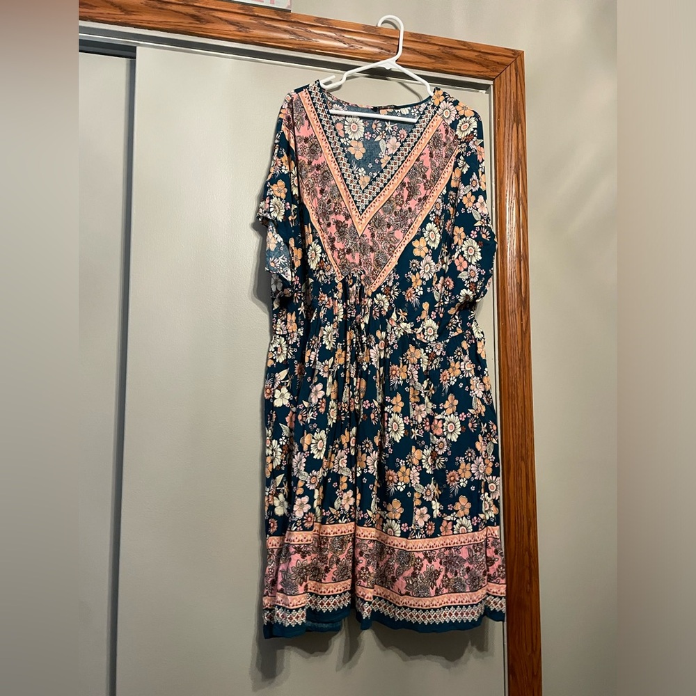 Bloomchic Mini V-neck Dress